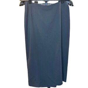 Dolce & Gabbana Black Pencil Skirt Made in Italy High Waist Midi Size IT 44